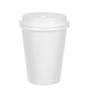 90口双层牛皮纸杯一次性杯子带盖奶茶咖啡杯外卖打包热饮杯100只