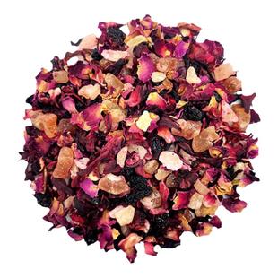 景区同款花果茶朗姆覆盆子花茶500g樱桃玫瑰蓝莓浆果茶厦门水果茶