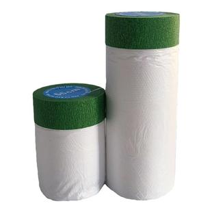 外墙真石漆专用绿色遮蔽保护膜耐高温高粘性不脱落在粗糙表面粘贴