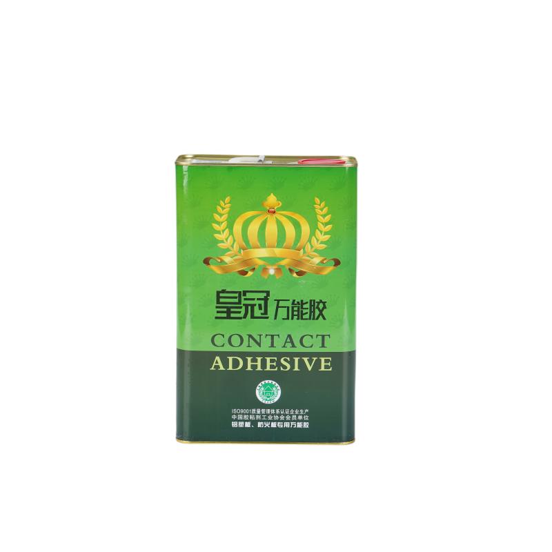 皇冠万能胶环保强力胶水铝塑板防火板地毯草坪喷绘布地板革胶粘剂