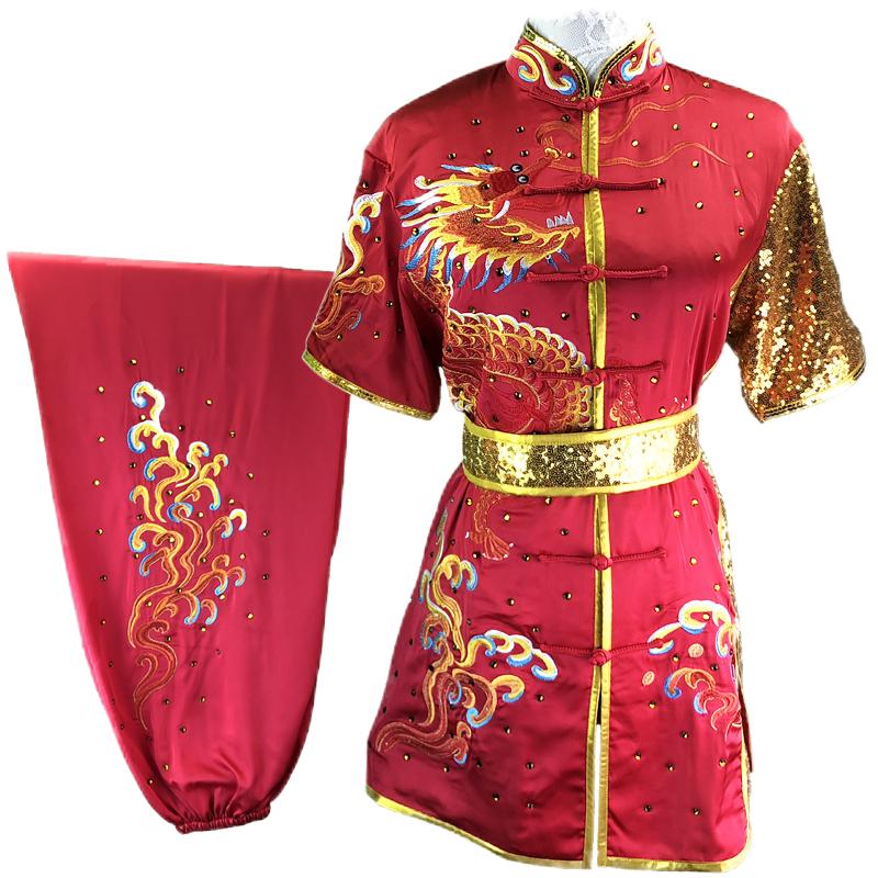 纯手工裁衣武术服装汉粹量身定做