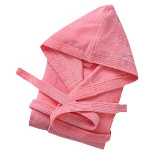 纯棉连帽浴袍女长款吸水速干带帽睡袍男全棉毛巾柔软长款游泳浴衣