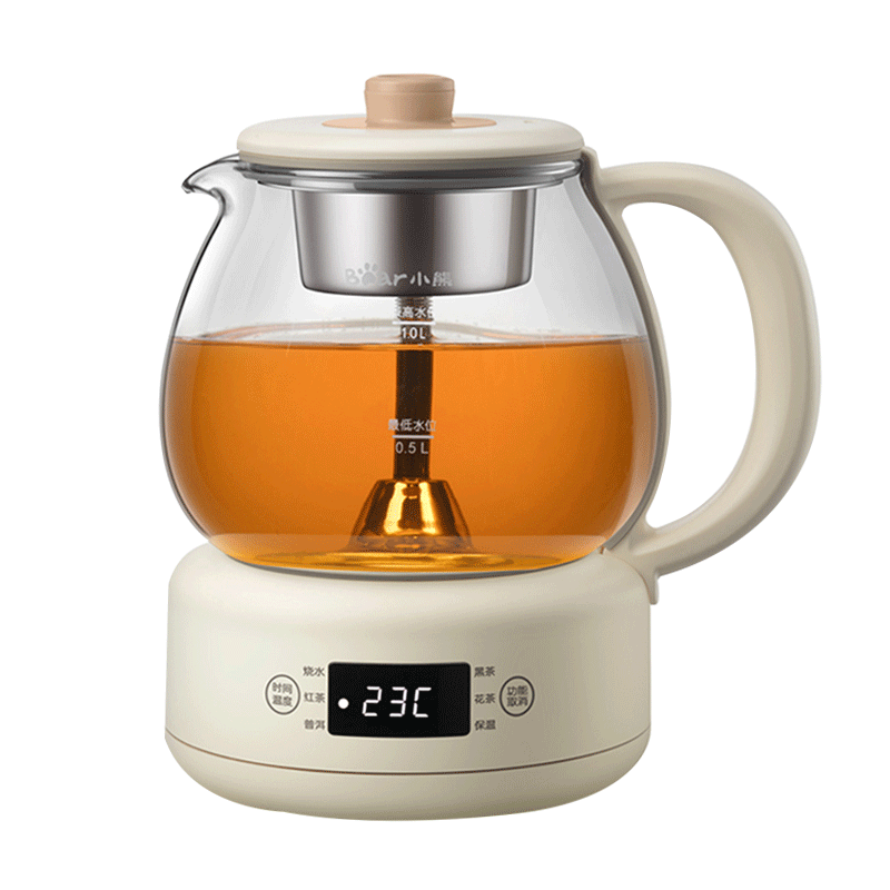 小熊煮茶器黑茶煮茶壶家用全自动办公室蒸茶器小型养生壶电热水壶