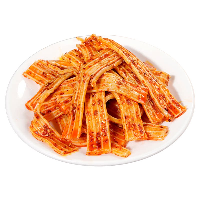 麻辣香辣素牛板筋Q弹脆爽麻辣酸菜麻酱塑胶跑道休闲零食怀旧小吃