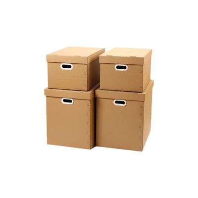 塑料扣手财务票据物证搬家纸箱