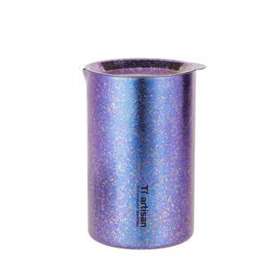 钛工匠户外纯钛快客杯露营钛泡茶器便携泡茶壶钛合金旅行茶具套装