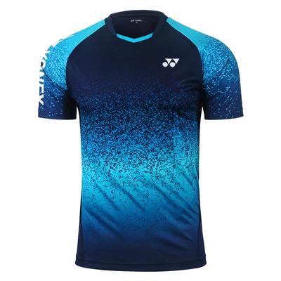 2025新款YONEX尤尼克斯星空羽毛球服男女短袖速干yy运动服110374