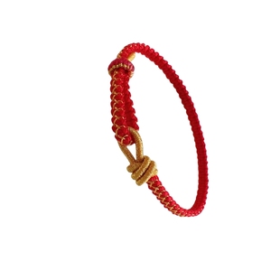 龙鳞手绳本命年护身符手绳男女柿柿如意红绳编织手绳可调结承运