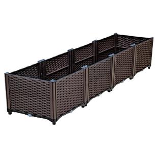 种菜专用箱种植箱楼顶种菜盆阳台特大塑料花盆户外花箱种菜专用盆