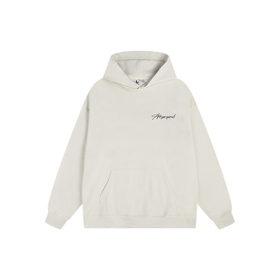 花体小LOGO刺绣连帽卫衣