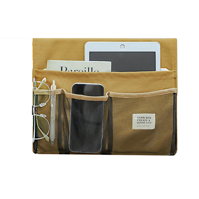 布艺床上收纳挂袋宿舍床边置物架