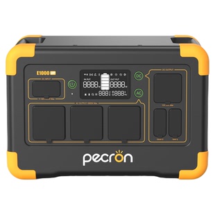 【广东知名品牌】PECRON百克龙户外移动电源220V快充E1000LFP大容量磷酸铁锂大功率1800W自驾露营备用UPS应急