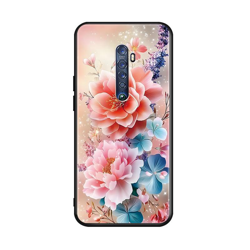 秋昊适用于OPPOReno2手机壳PCKM00花卉reno2春天PCKT00超好看pckt00唯美opppreno2小清新pckm00后壳opopreon2