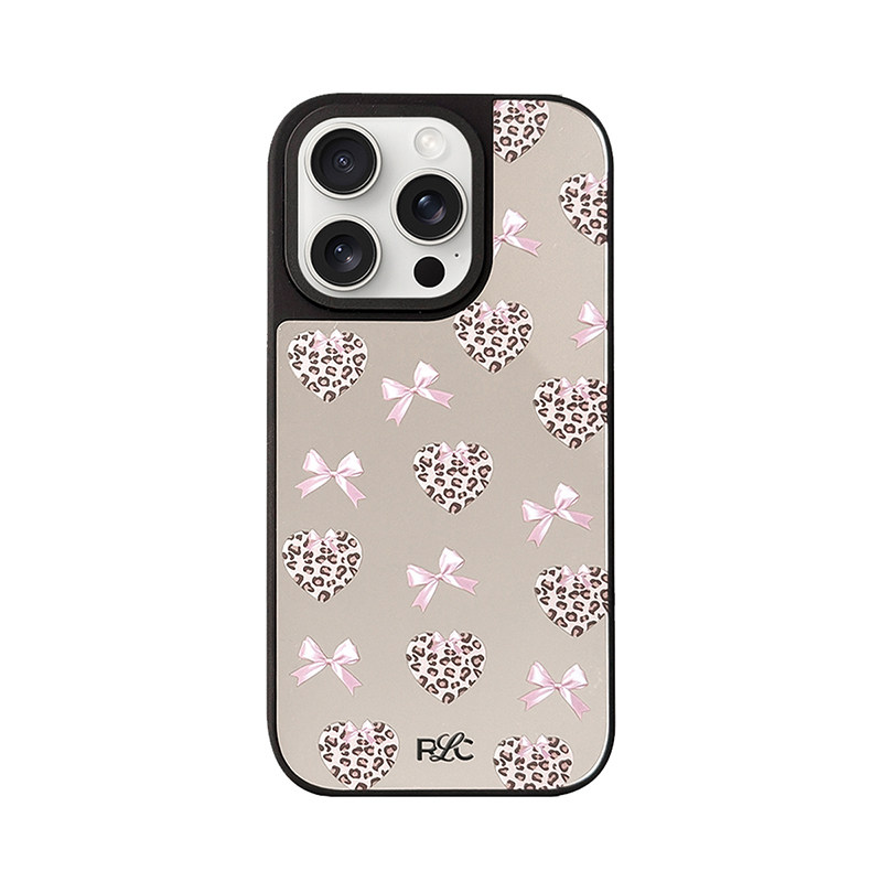 Rolincube原创苹果16ProMax手机壳镜面iPhone16Pro适用个性镜子14Pro豹纹15ProMax全包