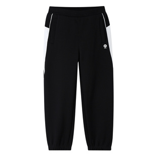 安奈儿童装男童女童裤子冬新款加绒保暖休闲束脚运动风长裤