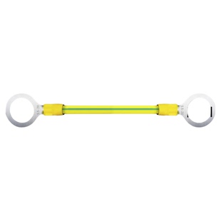 10平方BVR黄绿法兰静电跨接线 防静电桥架接地线 黄绿双色连接线