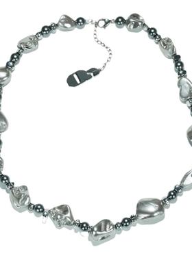 ONBrand【SupremeVibe 至高无尚】电镀贝珠混拼原创小众设计项链