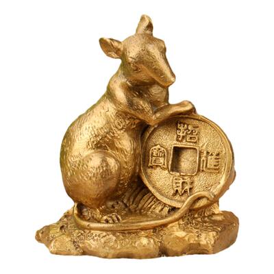 黄铜十二生肖件客厅装饰品
