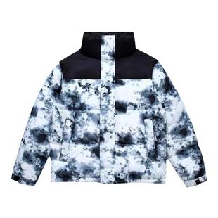 羽绒纸样1104款时尚拼接短款保暖面包服纸样缝纫裁剪图手工DIY1:1