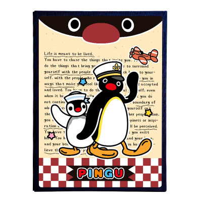 企鹅卡通可爱拍立得照片收纳册