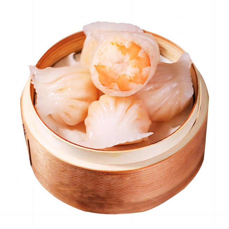 早餐点心纯手工水晶虾饺皇港式茶楼鲜虾饺子速食半成品加热即食
