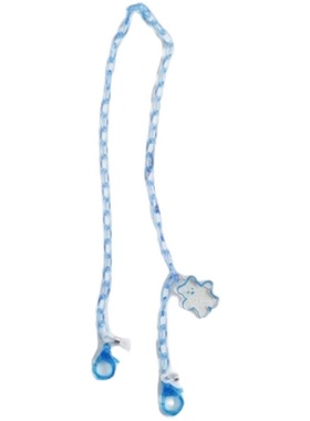 自制卡通ins彩色透明口罩链挂件