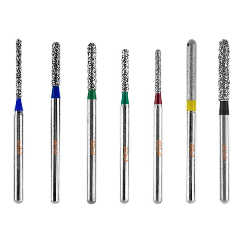 SR圆柱金刚砂车针高速手机牙科材料口腔牙齿抛光打磨头备牙拔牙