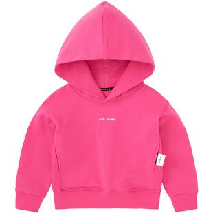 JUZI STORE童装卫衣毛圈基本款上装连帽套头衫中性男女童1933063