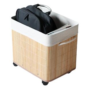 书包置物架桌下收纳筐办公室工位整理神器宿舍放包架子带轮可移动