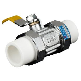 天一金牛 家装PPR双头活接全铜球阀门加重加厚20 4分 ppr水管配件