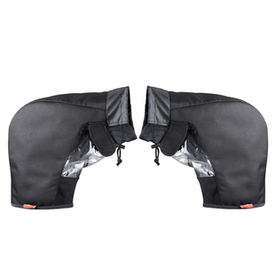 跨骑摩托把套秋冬季保暖巡航机车街车踏板弯梁太子跑车防雨护手套