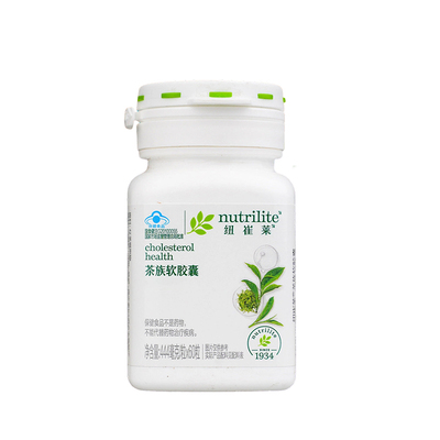 安利纽崔莱茶族软胶囊60粒 茶多酚 茶黄素 改善血脂 官网正品