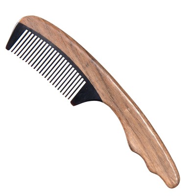 瑕疵处理牛角梳子清仓正品绿檀木
