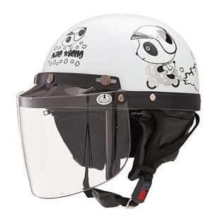 HBA电动车头盔女士四季电瓶车安全帽男复古3C认证秋冬季帽子女生