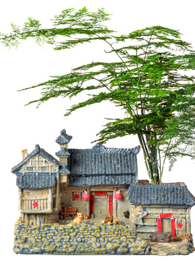 带灯中式禅意装饰摆件