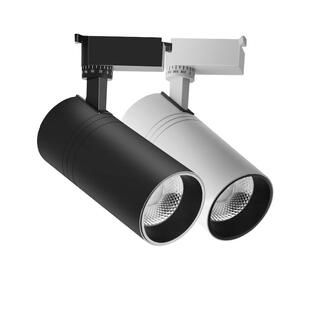 服装店射灯led轨道灯店铺商用明装轨道灯导轨式超亮背景墙天花灯