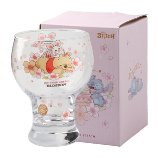 舍里迪士尼系列杯子玻璃杯啤酒杯果汁杯家用饮料杯牛奶杯情侣对杯