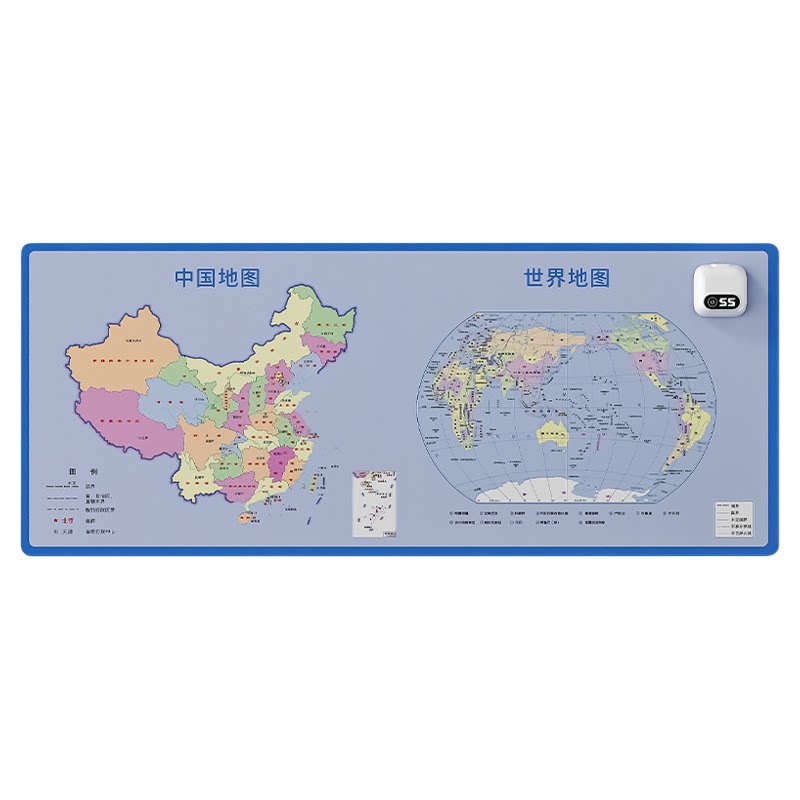 吾鲸加热鼠标垫电脑桌2026新款超大办公桌学习发热暖垫加热垫作业