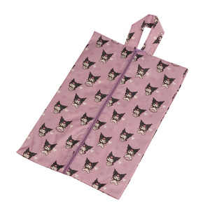 可爱卡通旅行鞋袋防水布防尘袋鞋子收纳袋鞋包运动防潮装鞋的鞋罩