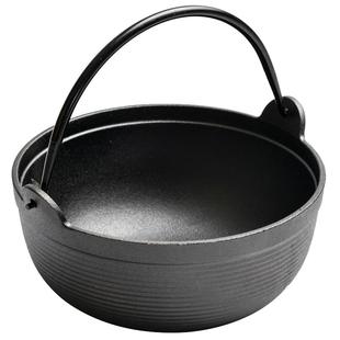 铸铁炖锅家用无涂层日式不粘锅老式生铁汤锅加厚日本汤锅寿喜锅