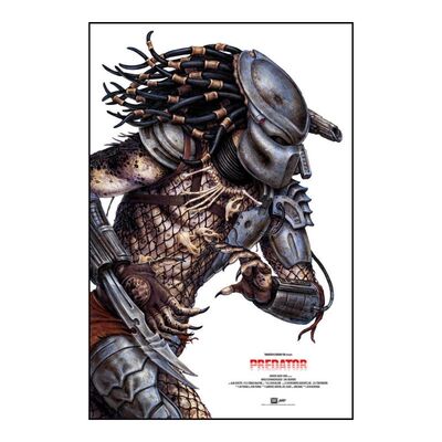 铁血战士异形AVP有框微喷海报