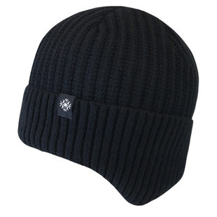 帽子男士冬季防风防寒保暖包头针织帽护耳加绒加厚套头毛线帽男款