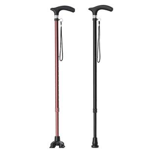 可孚医用拐杖老人防滑轻便拐棍手杖女性老年人四脚助行器辅助行走