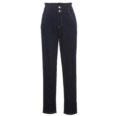 VeroModa萝卜裤纯色高腰牛仔裤