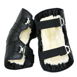 电动车摩托车保暖护膝四季骑专用防风寒冬季真皮羊毛护腿加厚男女