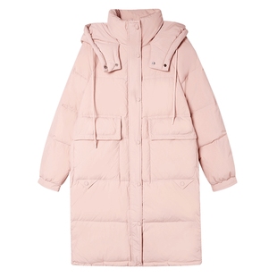 【冰川·圣境】白鹿语连帽羽绒服25秋冬新款加厚保暖小个子外套