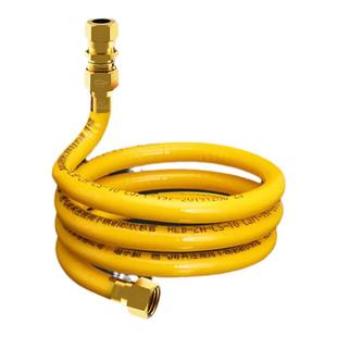 潜水艇天然气燃气管铜头304不锈钢波纹管家用专用防爆连接煤气管