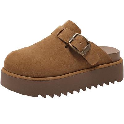 seeya同款百丽厚切吐司勃肯拖