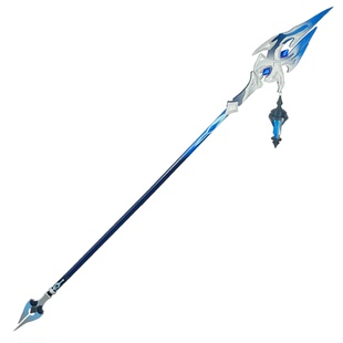 原神cos道具 菲林斯长枪 提灯 可发光血染荒城 游戏装备 3D打印