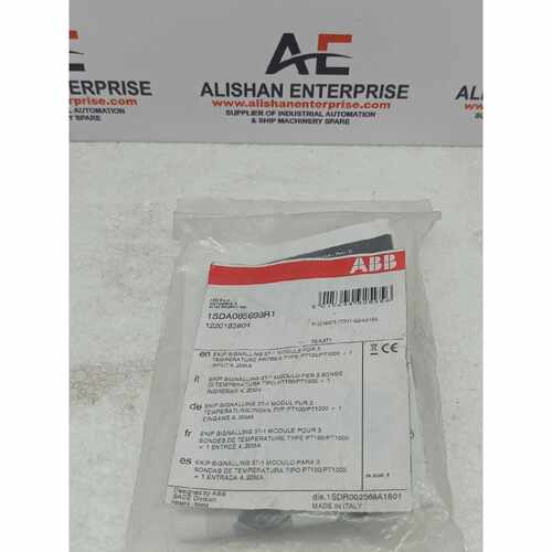 1SDA085693R1 ABB Module for 3 temperature probes type PT100P